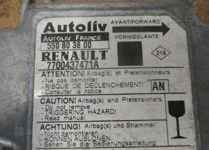 MODUŁ SENSOR AIR BAG RENAULT SCENIC I 7700437471A 1