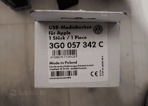 USB gniazdo Apple Volkswagen 3G0057342C 4