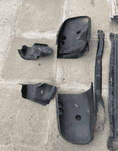 Porsche Cayenne mk1 osłona plastik wlot obudowa plastik 11