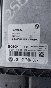 STEROWNIK SILNIKA KOMPUTER BMW E60 E61 2.5D 2.5 D 525D 7796637 2