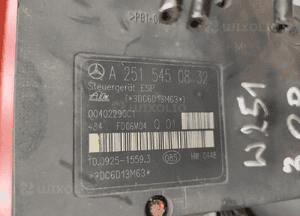 Mercedes W251 W164 ml X164 gl pompa abs hamulcowa sterownik sprawna oryg 7