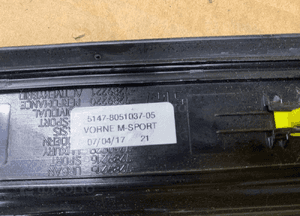 Nakładka listwa progu przód przednia BMW GT F34 M-Pakiet 8051037 4