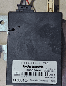 Peugeot 807 Citroen C8 moduł sterownik ogrzewania webasto