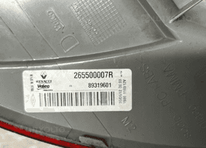 Lampa prawy tył renault megane iii 2008-2011 265500007R 9