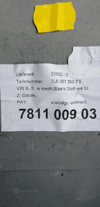 Osłona poszycie słupka prawa VW Touareg 7L6867240FS 5