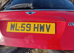 Klapa tyl z szyba lotka spoiler mini cooper s R56 3