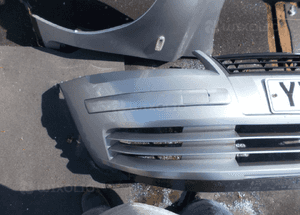 Renault laguna zderzak przód przedni srebrny TED69* 6