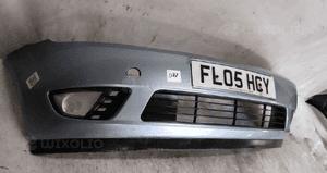 Zderzak przód przedni ford fiesta vi MK.6 halogeny J4 błękitny 4