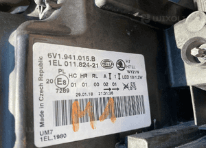 Skoda fabia 3 iii lampa lewa soczewka led 6