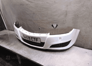 @ ZDERZAK PRZÓD PRZEDNI OPEL ASTRA H 3 III LIFT FL Z40R Y474 BIAŁY 2