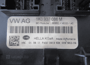 Moduł komfortu sterownik viw golf v 1K0937086M 4