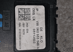 VW Golf V Touran Audi A3 Seat Altea Octavia modul pod kierownice 1K0953549  BB BC D B A G 8P0953549 13