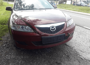 Mazda 6 02-07 Maska lampa zderzak pas atrapa 25H 1
