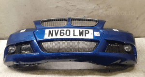 ZDERZAK PRZÓD BMW E90 E91 M PAKIET M POWER HALOGENY KOLOR LeMans Blue 1