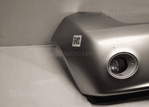 Zderzak przód przedni do nissan micra K12 lift fl KL0K srebrny halogeny 6