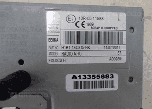 Ford fiesta MK8 radio nawigacja H1BT-18C815-NK 5