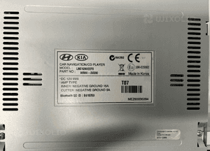 Hyundai Veloster I 2011-2018 Radio fabryczne Nawigacja 96560-2V200 Navi 4