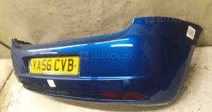 Zderzak tył tylny fiat grande punto 599/A niebieski 3
