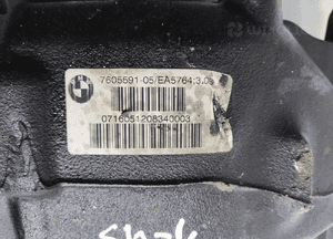 Most dyfer dyferencjał tył tylny bmw 1 ii F20 7605591 3.08 2015-2019 lift 7