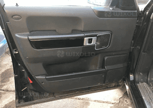 Boczki drzwi komplet czarne Range Rover LM L322 Lift 4