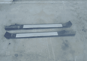 MERCEDES CL 215 skóra   konsola deska kokpit jasna szara 8