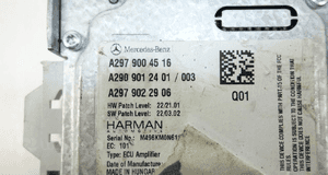 Wzmacniacz harman mercedes eqs V297 2021- A2979004516 6
