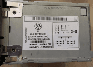 Radio Delta 6 Volkswagen Touareg 7L6057195BX 4