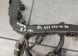 MERCEDES OM651 2.2 CDI W204 LIFT INSTALACJA WIĄZKA SILNIKA WTYCZKI KPL ORYG 10