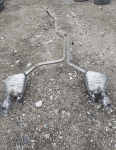 Audi A6 C7 4G 3.0 TDI wydech końcowy tłumik KOMPLETNY 4G0253612 4G0253611 1