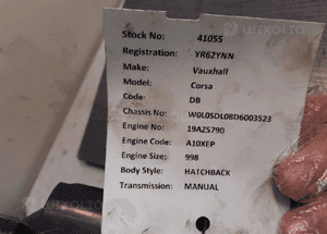 CEWKA ZAPŁONOWA OPEL CORSA D 1.0 180501KE ORYGINAŁ WYSYŁKA! 6