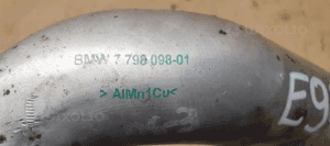 Przewód rura intercoolera BMW 3 E90 3.0D 7798098 7798099 5