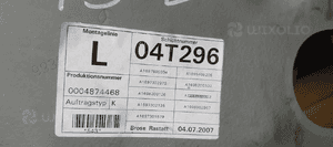 Mechanizm podnośnik szyby lewy tył Mercedes W245 A1697301579 4