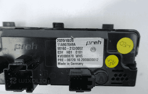PANEL KLIMATYZACJI VW SEAT SKODA 11A907049A 5