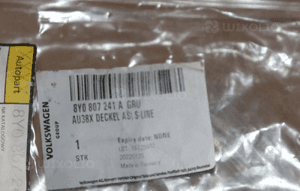Zaślepka zderzaka audi A3 S3 8Y 8Y0807241A 2021 4