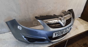 Zderzak przód przedni opel corsa d Z163 szary 3