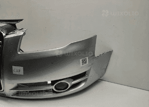Zderzak przód przedni audi A4 B7 LY7W srebrny halogeny 4