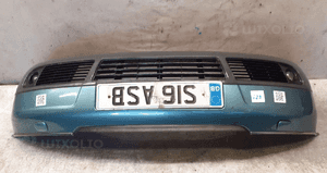 Zderzak przód przedni do audi A6 C5 halogeny LX6V seledynowy pod spryskiwacze 1