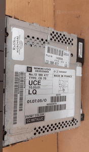 #NAWIGACJA + RADIO CD + WYŚWIETLACZ OPEL VECTRA C SIGNUM nr 13188477 + 24461297 3