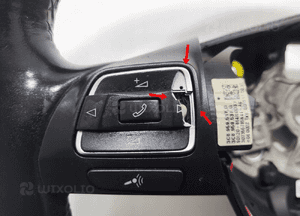 Kierownica multifunkcja sterownie volkswagen golf vi 3C8419091BE 2008-2012 3