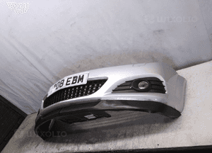 Zderzak przód przedni do opel astra h 3 iii gtc Z157 srebrny halogeny 4