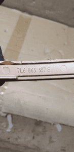 Ramka dekor deski konsoli drewno VW Touareg 7L6863337 6