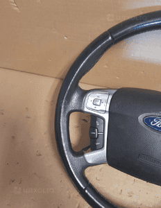 KIEROWNICA FORD MONDEO MK.4 IV S-MAX SMAX MULTI MULTIFUNKCJA CHROM SKÓRA SKÓRZANA   (Lok. 20 ) 5