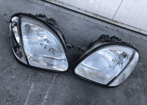Mercedes SLK 170 lift lampa lewa prawa szkło lampy 1