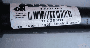 Półoś lewa 13321163 Opel Astra III H 1,3 CDTI 11r 2