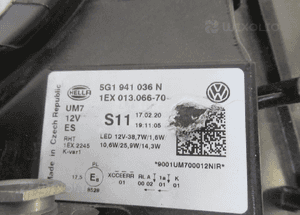 Lampa przednia przód prawa vw golf vii 7 gte 2016- e-tron full led 2014- 18