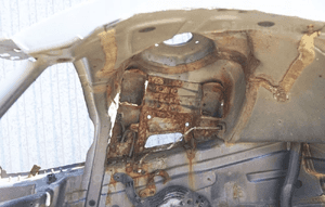 Podłuznica cwiara slupek lewy mercedes cl W216 3