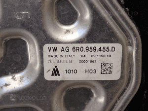 WENTYLATOR VW POLO SEAT IBIZA AUDI A1  6R0959455D  6R0121207Q 3