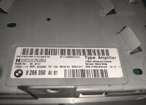 Bmw 7 F01 F02 F03 F04 wzmacniacz głośników hifi audio 9266350 sprawny 10