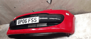 Zderzak przód przedni peugeot 107 citroen C1 kkn czerwony 2