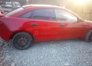 Mazda 323f ba 94-98 Szyba boczna drzwi tylna przenia tył 3